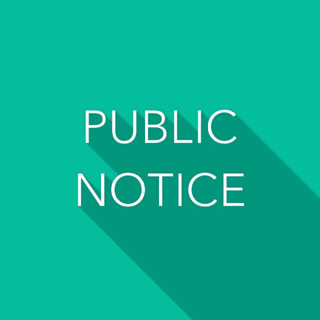 Public Notice – Notice of Proposed Adoption of a School Facilities ...
