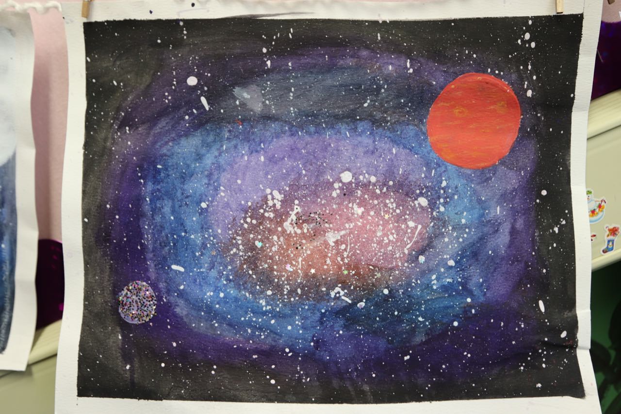 Watercolor Galaxies Class for Kids and Adults — Rothbyrns Creative