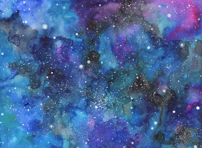 Watercolor Galaxies Rio School District - How To Paint A Galaxy With Watercolors Easy